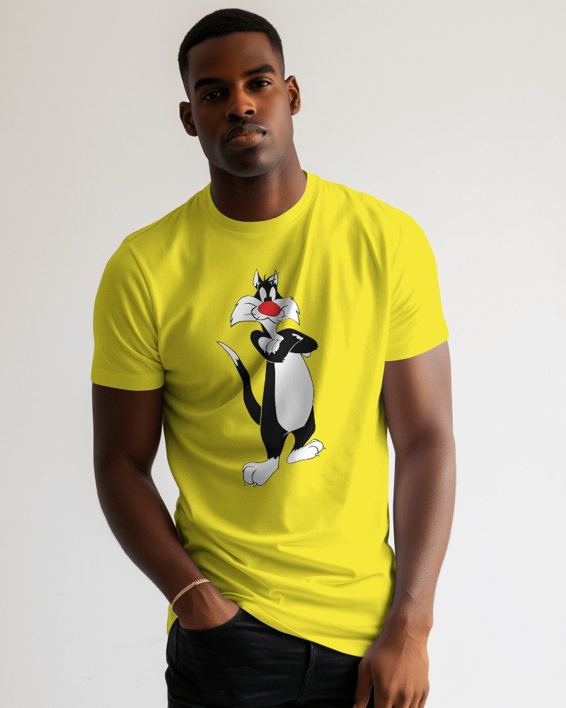 T-shirt with ruffled sleeves