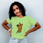 woman-curly-hair-tshirt-mockup-in-front-of-textured-wall-for-graphic-design-0014 (2)